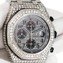 腕時計 オーデマピゲ AUDEMARS PIGUET ロイヤルオーク オフショア クロノ 26170TI.OO.1000TI.01 自動巻き メンズ ダイヤ グレー デイト 赤針