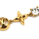 ルイヴィトン LOUIS VUITTON プティ ルイ M00374 ゴールド GP ストラス ブレスレット LVサークル モノグラムフラワー