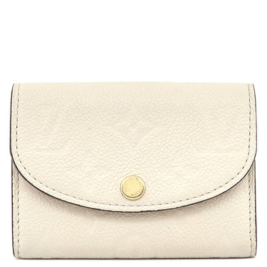 ルイヴィトン LOUIS VUITTON ポルトモネ ロザリ M81455 クレーム モノグラムアンプラント コインケース ゴールド金具 小銭入れ カードケース