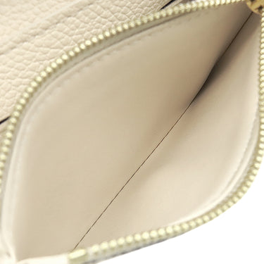 ルイヴィトン LOUIS VUITTON ポルトモネ ロザリ M81455 クレーム モノグラムアンプラント コインケース ゴールド金具 小銭入れ カードケース
