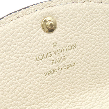 ルイヴィトン LOUIS VUITTON ポルトモネ ロザリ M81455 クレーム モノグラムアンプラント コインケース ゴールド金具 小銭入れ カードケース