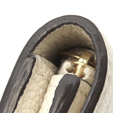 ルイヴィトン LOUIS VUITTON ポルトモネ ロザリ M81455 クレーム モノグラムアンプラント コインケース ゴールド金具 小銭入れ カードケース
