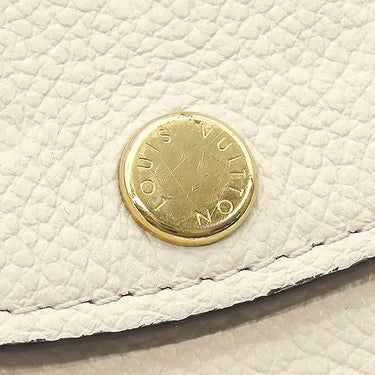 ルイヴィトン LOUIS VUITTON ポルトモネ ロザリ M81455 クレーム モノグラムアンプラント コインケース ゴールド金具 小銭入れ カードケース