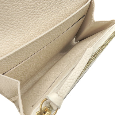 ルイヴィトン LOUIS VUITTON ポルトモネ ロザリ M81455 クレーム モノグラムアンプラント コインケース ゴールド金具 小銭入れ カードケース