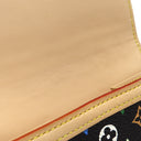 ルイヴィトン LOUIS VUITTON ポルトモネ ビエ カルトクレディ M92984 ノワール モノグラムマルチカラー レザー 二つ折り財布 ゴールド金具 Wホック