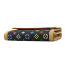 ルイヴィトン LOUIS VUITTON ポルトモネ ビエ カルトクレディ M92984 ノワール モノグラムマルチカラー レザー 二つ折り財布 ゴールド金具 Wホック