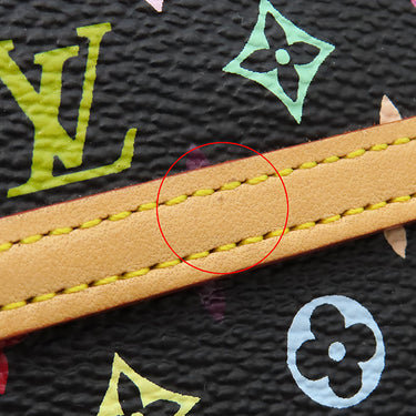 ルイヴィトン LOUIS VUITTON ポルトモネ ビエ カルトクレディ M92984 ノワール モノグラムマルチカラー レザー 二つ折り財布 ゴールド金具 Wホック