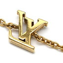 ルイヴィトン LOUIS VUITTON LV アイコニック M00587 ゴールド GP ストラス ブレスレット LVサークル モノグラムフラワー