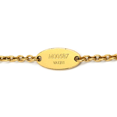ルイヴィトン LOUIS VUITTON LV アイコニック M00587 ゴールド GP ストラス ブレスレット LVサークル モノグラムフラワー
