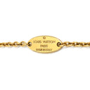 ルイヴィトン LOUIS VUITTON LV アイコニック M00587 ゴールド GP ストラス ブレスレット LVサークル モノグラムフラワー