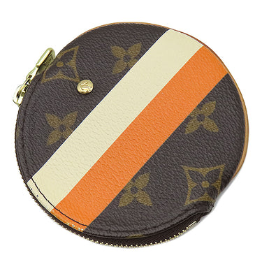 ルイヴィトン LOUIS VUITTON ポルトモネ ロン M60037 モノグラムグルーム レザー モノグラムグルームキャンバス コインケース ゴールド金具 ベルボーイ チェーン付き