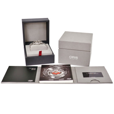 腕時計 オリス ORIS アートリエ トランスルーセント スケルトン 734.7684.40.51 自動巻き メンズ OH済 シースルー 透明