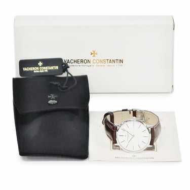 腕時計 ヴァシュロン・コンスタンタン VACHERON CONSTANTIN パトリモニー ウルトラスリム 31160/000G-8805 手巻き メンズ OH済 K18WG無垢 薄型