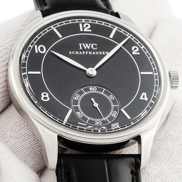 腕時計 IWC IWC ヴィンテージ ポルトギーゼ IW544501 手巻き メンズ OH済 スモールセコンド シースルーバック