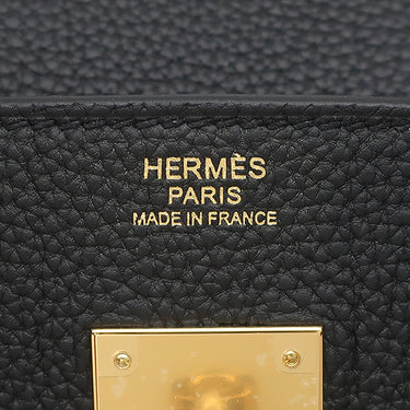 エルメス HERMES バーキン30 ブラック トゴ ハンドバッグ ゴールド金具 新品 未使用 黒