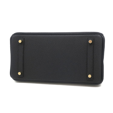 エルメス HERMES バーキン30 ブラック トゴ ハンドバッグ ゴールド金具 新品 未使用 黒