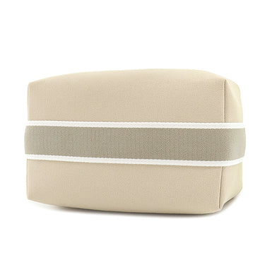 エルメス HERMES ブリッド ア ブラック PM ナチュラル トワルアッシュ ポーチ シルバー金具 新品 未使用 バニティ トワルH
