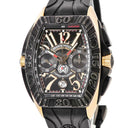 腕時計 フランクミュラー FRANCK MULLER コンキスタドール グランプリ クロノグラフ 8900CCJ 5N-RUBBER 自動巻き メンズ K18PG×Ti コンビ