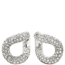 ポメラート Pomellato ダイヤモンド フープピアス ホワイトゴールド K18WG ダイヤモンド ピアス Au750 18K 18金 WG ダイヤ パヴェ レバーバック