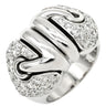 ブルガリ BVLGARI ドッピオクオーレ ホワイトゴールド K18WG ダイヤモンド リング 指輪 ダイヤモンド 750 18金 WG 8.5号