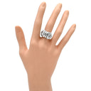 ブルガリ BVLGARI ドッピオクオーレ ホワイトゴールド K18WG ダイヤモンド リング 指輪 ダイヤモンド 750 18金 WG 8.5号