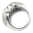 ブルガリ BVLGARI ドッピオクオーレ ホワイトゴールド K18WG ダイヤモンド リング 指輪 ダイヤモンド 750 18金 WG 8.5号