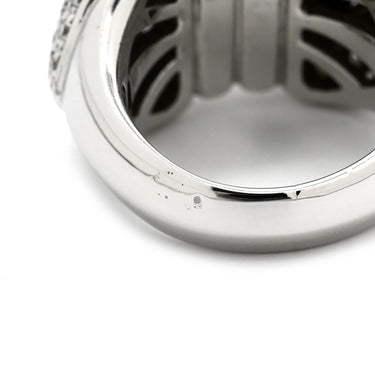 ブルガリ BVLGARI ドッピオクオーレ ホワイトゴールド K18WG ダイヤモンド リング 指輪 ダイヤモンド 750 18金 WG 8.5号