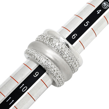 ポメラート Pomellato トゥボラーレ TUBOLARE ホワイトゴールド K18WG ダイヤモンド リング 指輪 Au750 18K 18金 WG ダイヤモンド 7.5号