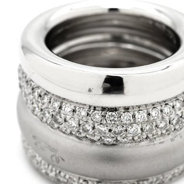 ポメラート Pomellato トゥボラーレ TUBOLARE ホワイトゴールド K18WG ダイヤモンド リング 指輪 Au750 18K 18金 WG ダイヤモンド 7.5号