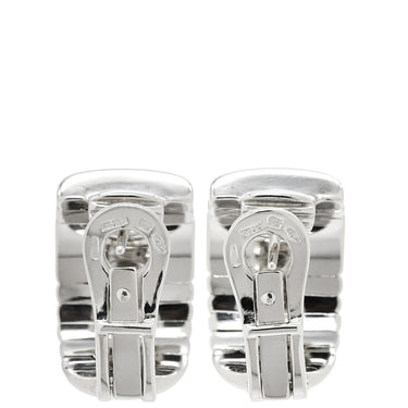 ブルガリ BVLGARI パレンテシ ホワイトゴールド K18WG ダイヤモンド ピアス 750WG 18金 ダイヤモンド パヴェ