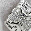 ブルガリ BVLGARI パレンテシ ホワイトゴールド K18WG ダイヤモンド ピアス 750WG 18金 ダイヤモンド パヴェ