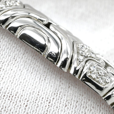 ブルガリ BVLGARI ホワイトゴールド パヴェダイヤモンド ネックレス ホワイトゴールド K18WG ダイヤモンド ネックレス BVLGARI Au750 ダイヤ チョーカー