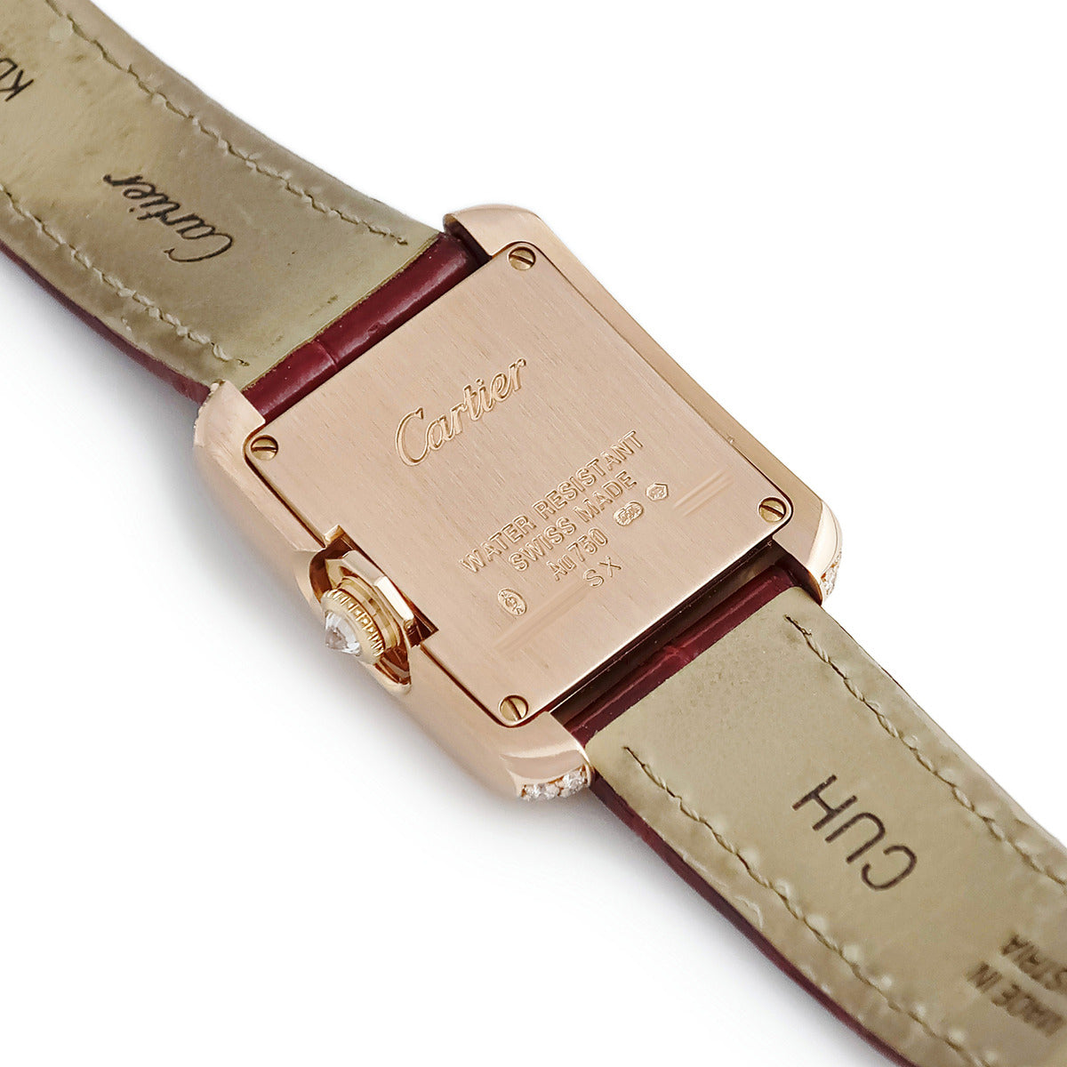 カルティエ Cartier タンク アングレーズ SM WT100013 クオーツ