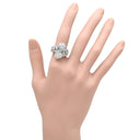 ヴァンクリーフアーペル Van Cleef & Arpels スノーフレイク ドゥーブル フルール VCAR03RG51 プラチナシルバー Pt950 ダイヤモンド #51(JP11) リング 指輪 ダイヤ 雪の結晶 10.5号