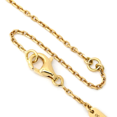 ヴァンクリーフアーペル Van Cleef & Arpels ヴィンテージ アルハンブラ ペンダント VCARA45800 ブラック×イエローゴールド K18YG オニキス ネックレス 黒 Au750 18K オニキス