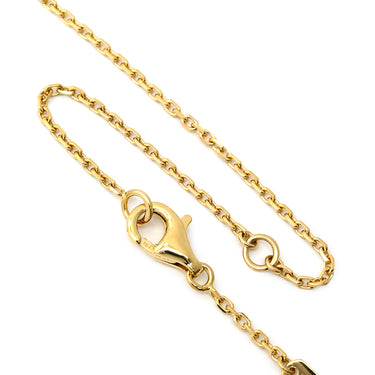 ヴァンクリーフアーペル Van Cleef & Arpels ヴィンテージ アルハンブラ VCARA45800 ブラック×イエローゴールド K18YG オニキス ネックレス Au750 18K 18金 黒 オニキス