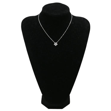ヴァンクリーフアーペル Van Cleef & Arpels ロータス ペンダント ダイヤ ミニ VCARP0ZW00 ホワイトゴールド K18WG ダイヤモンド ネックレス ペンダント 750 18K WG 26石