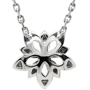 ヴァンクリーフアーペル Van Cleef & Arpels ロータス ペンダント ダイヤ ミニ VCARP0ZW00 ホワイトゴールド K18WG ダイヤモンド ネックレス ペンダント 750 18K WG 26石