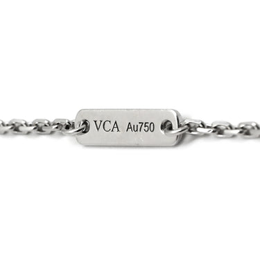 ヴァンクリーフアーペル Van Cleef & Arpels ロータス ペンダント ダイヤ ミニ VCARP0ZW00 ホワイトゴールド K18WG ダイヤモンド ネックレス ペンダント 750 18K WG 26石