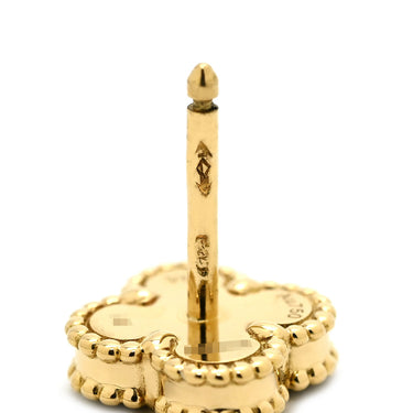 ヴァンクリーフアーペル Van Cleef & Arpels スウィート アルハンブラ VCARA44900 ブラック×イエローゴールド K18YG オニキス ピアス Au750 18K 18金 ブラック オニキス