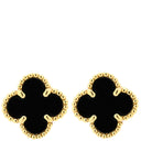ヴァンクリーフアーペル Van Cleef & Arpels VCARA44900 イエローゴールド×ブラック K18YG オニキス ピアス 黒 Au750 18K 18金 オニキス