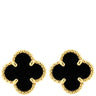 ヴァンクリーフアーペル Van Cleef & Arpels VCARA44900 イエローゴールド×ブラック K18YG オニキス ピアス 黒 Au750 18K 18金 オニキス