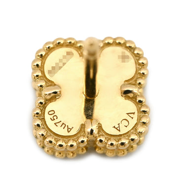ヴァンクリーフアーペル Van Cleef & Arpels VCARA44900 イエローゴールド×ブラック K18YG オニキス ピアス 黒 Au750 18K 18金 オニキス
