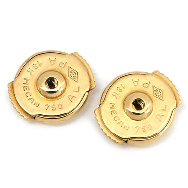 ヴァンクリーフアーペル Van Cleef & Arpels VCARA44900 イエローゴールド×ブラック K18YG オニキス ピアス 黒 Au750 18K 18金 オニキス
