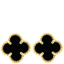 ヴァンクリーフアーペル Van Cleef & Arpels VCARA44900 イエローゴールド×ブラック K18YG オニキス ピアス 黒 Au750 18K 18金 オニキス