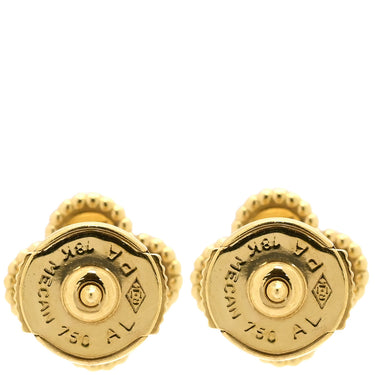 ヴァンクリーフアーペル Van Cleef & Arpels VCARA44900 イエローゴールド×ブラック K18YG オニキス ピアス 黒 Au750 18K 18金 オニキス