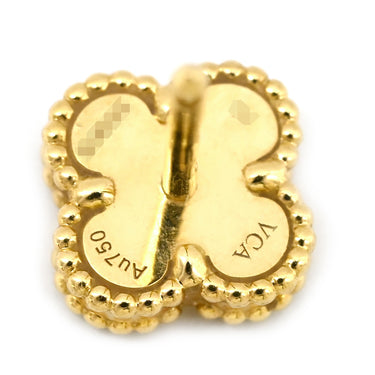 ヴァンクリーフアーペル Van Cleef & Arpels VCARA44900 イエローゴールド×ブラック K18YG オニキス ピアス 黒 Au750 18K 18金 オニキス