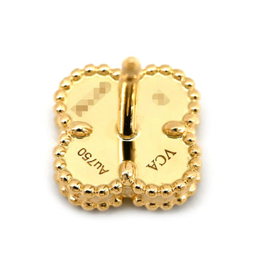 ヴァンクリーフアーペル Van Cleef & Arpels スウィート アルハンブラ VCARA44900 ブラック×イエローゴールド K18YG オニキス ピアス 黒 オニキス 750 YG 18K 両耳用