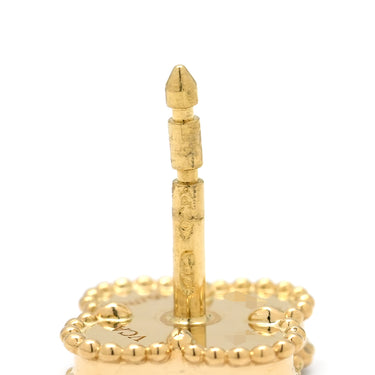ヴァンクリーフアーペル Van Cleef & Arpels スウィート アルハンブラ VCARA44900 ブラック×イエローゴールド K18YG オニキス ピアス 黒 750 YG 18K 両耳用