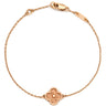 ヴァンクリーフアーペル Van Cleef & Arpels スウィート アルハンブラ VCARO8DC00 ピンクゴールド K18PG ブレスレット Au750 18K RG テクスチャード加工